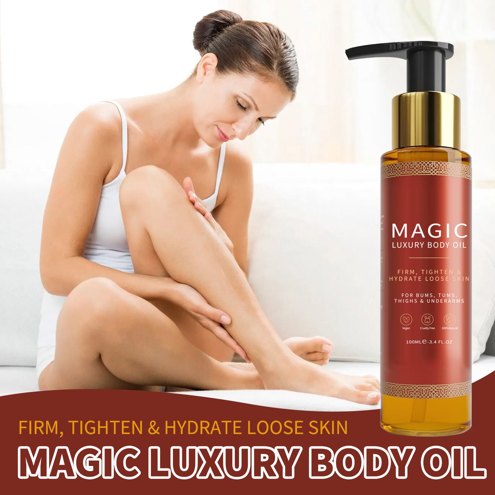 Body firming emollient oil