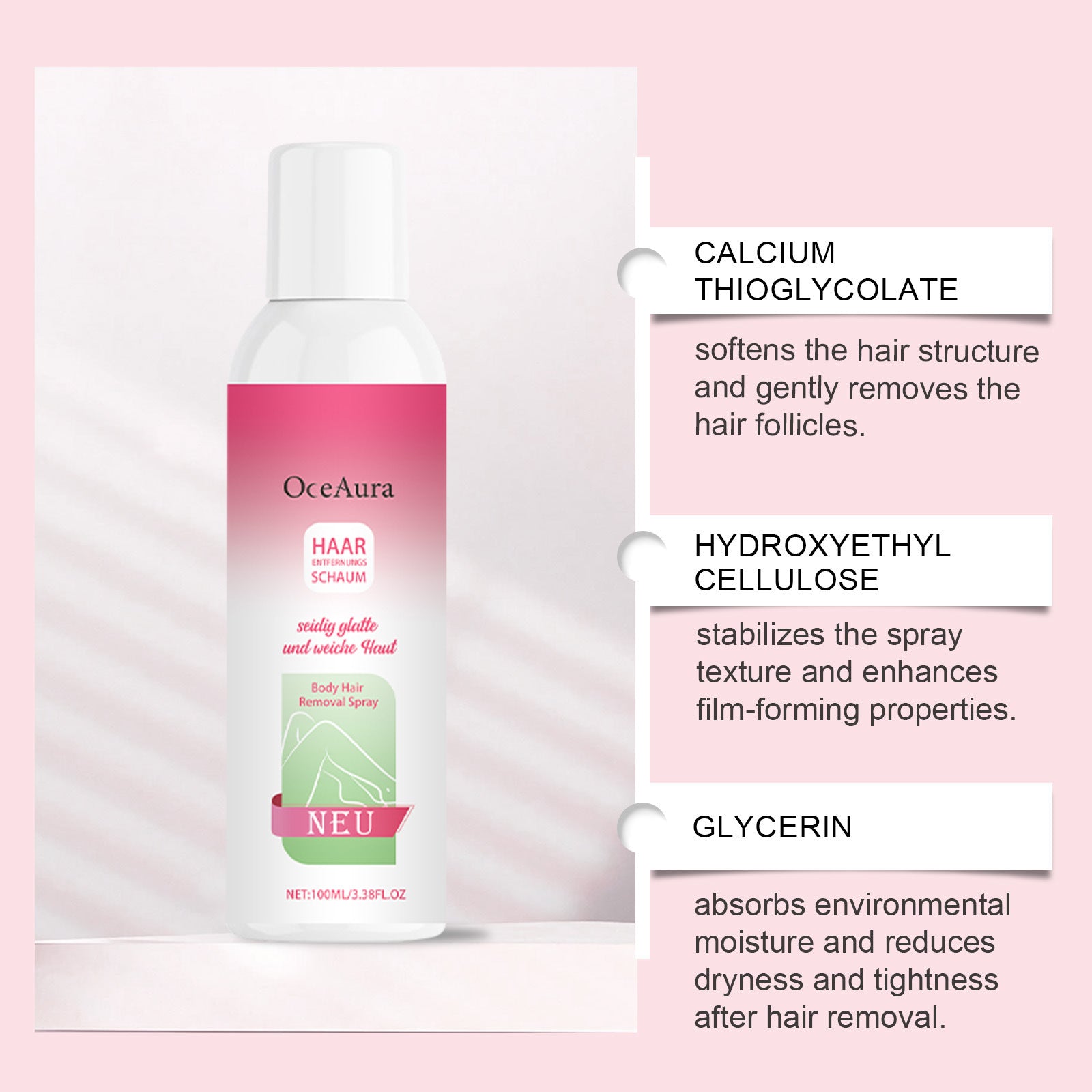 Body Hair Removal Spray