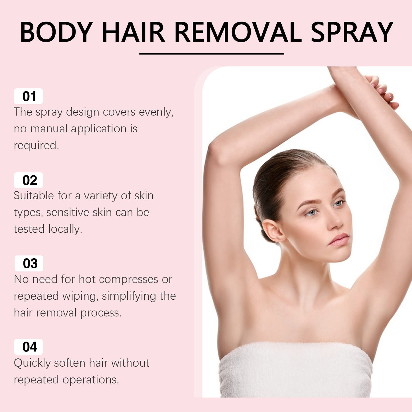 Body Hair Removal Spray