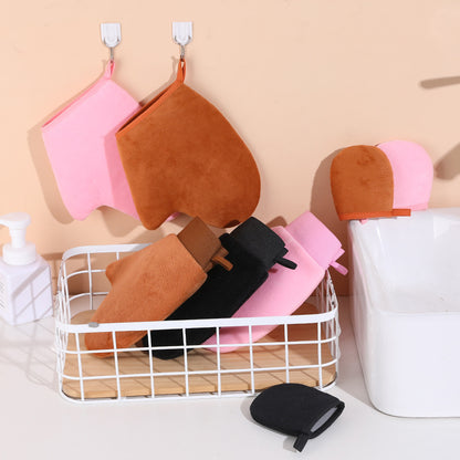 Body lotion application gloves