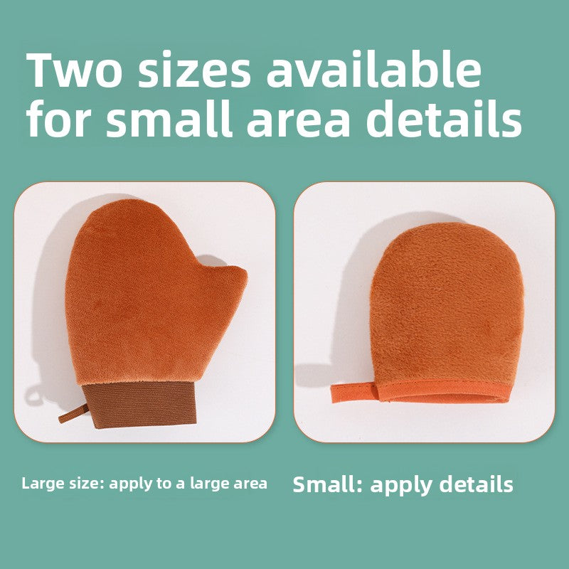 Body lotion application gloves