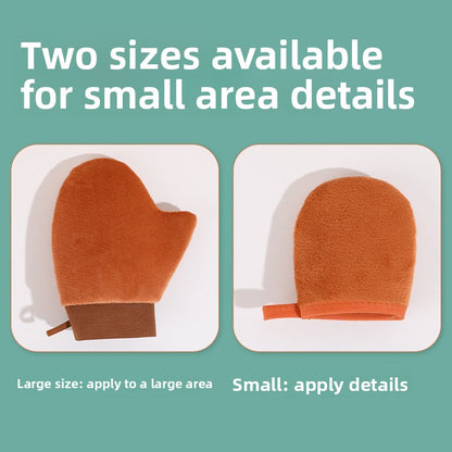 Body lotion application gloves