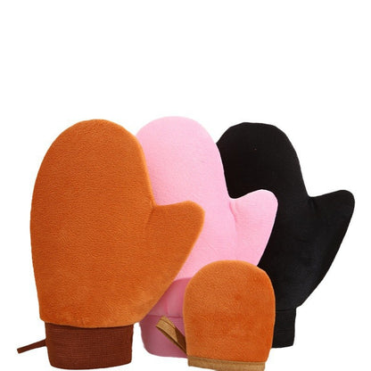 Body lotion application gloves