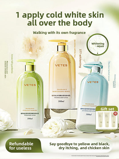 Body lotion with alpha hydroxy acid