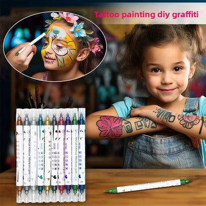 Body painting tattoo pen