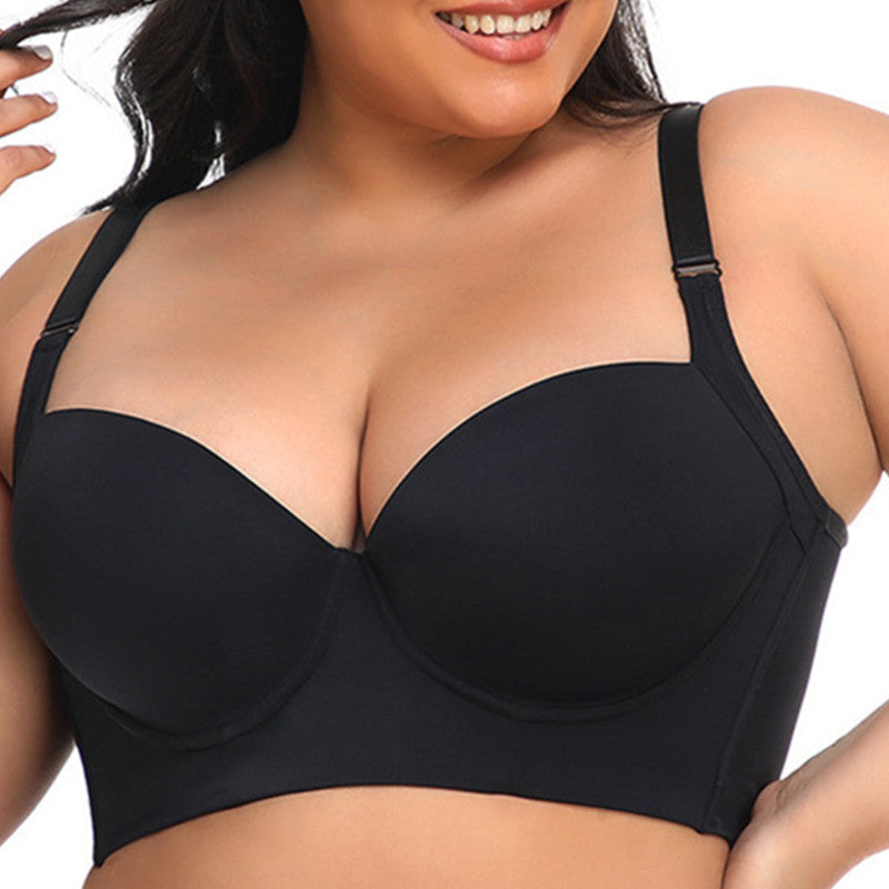 Body-shaping and back-shaping bra