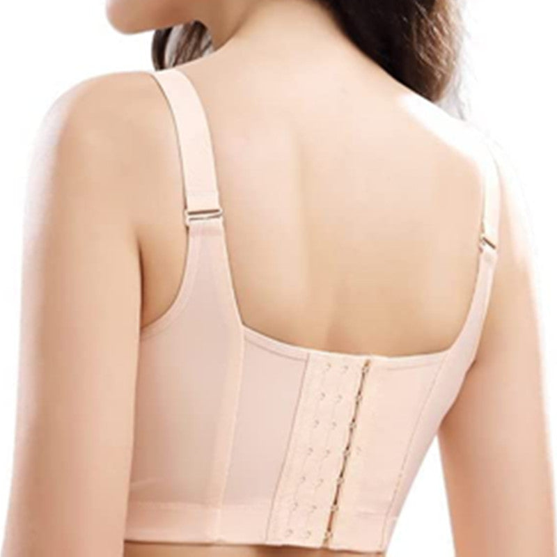 Body-shaping and back-shaping bra