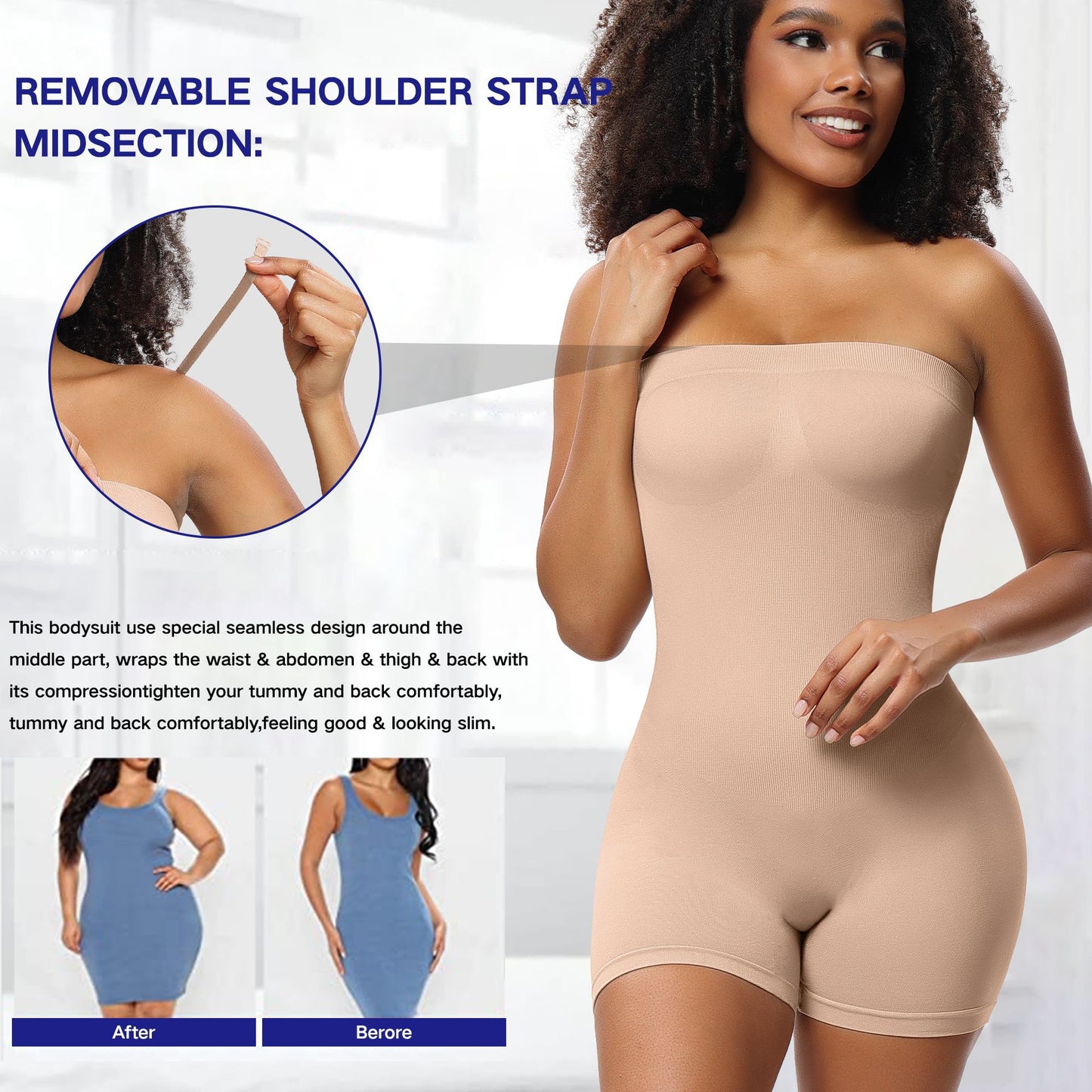 Body Shaping Clothes Chest Strapless