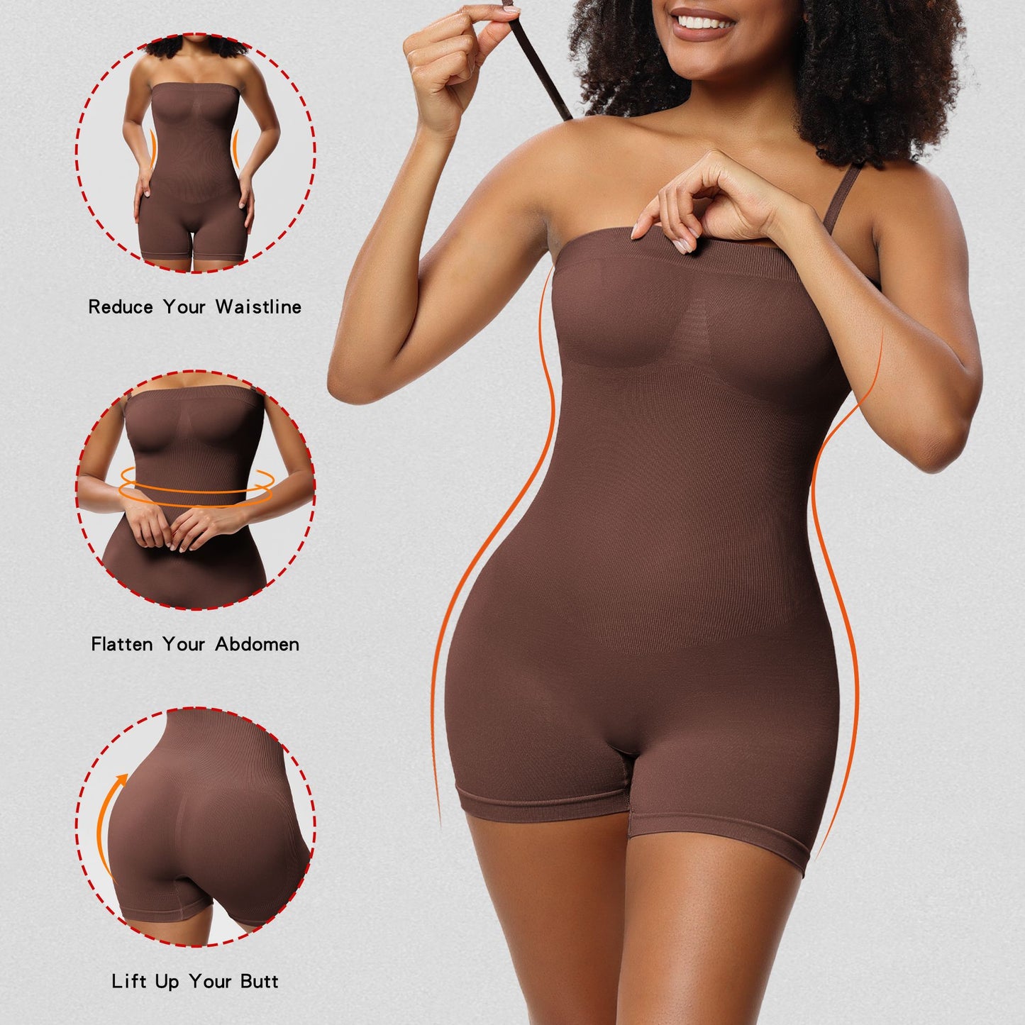 Body Shaping Clothes Chest Strapless