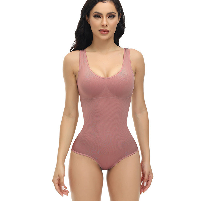 Body-shaping clothing seamless high-elastic conjoined