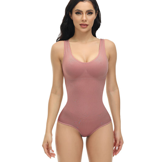 Body-shaping clothing seamless high-elastic conjoined