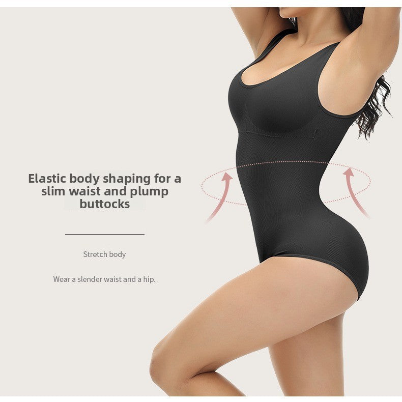 Body-shaping clothing seamless high-elastic conjoined
