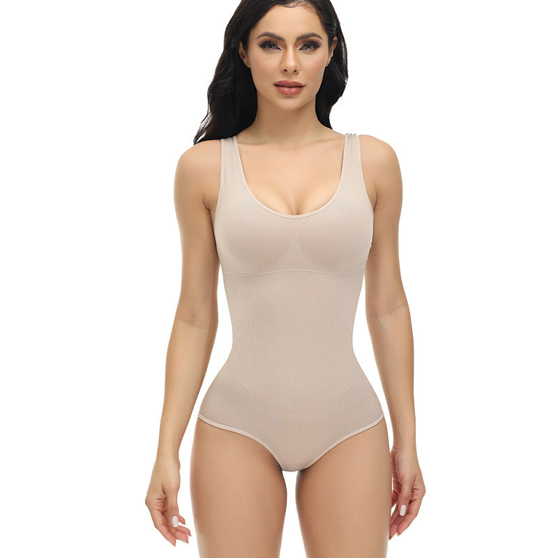 Body-shaping clothing seamless high-elastic conjoined