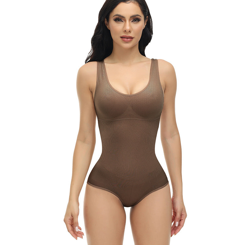 Body-shaping clothing seamless high-elastic conjoined