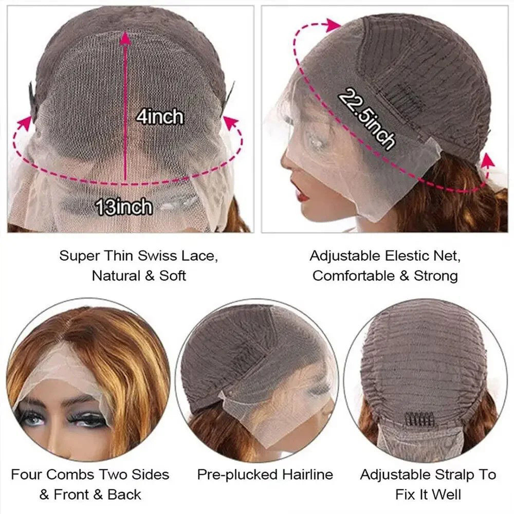 Body Wave Human Hair Lace Front Wig