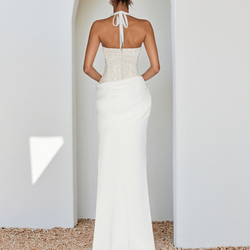 Bodycon Wrap Neck Dress