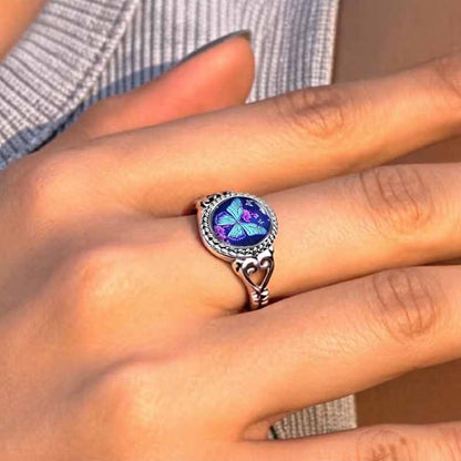 Bohemian Butterfly Copper Rings