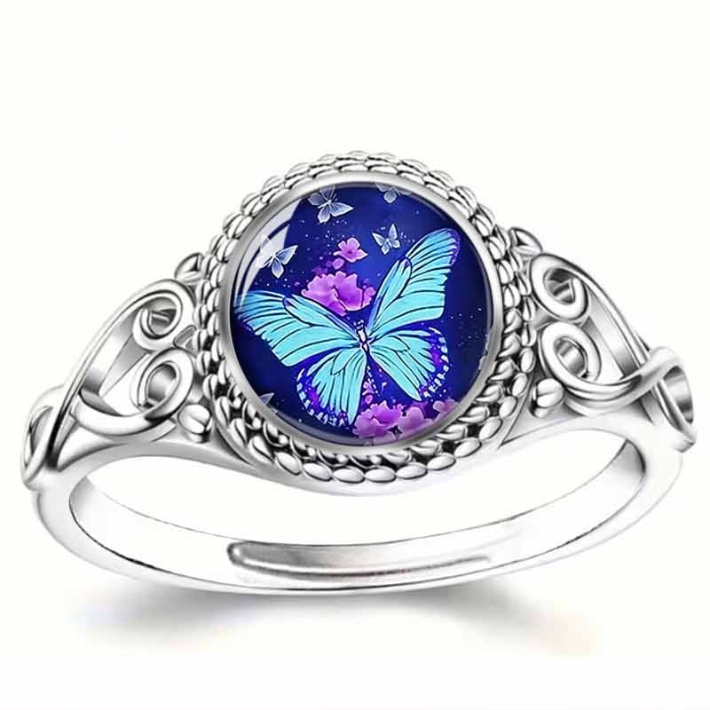 Bohemian Butterfly Copper Rings