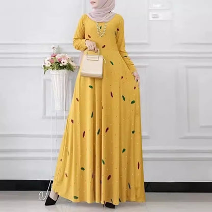 Bohemian Casual Long Sleeve Dress