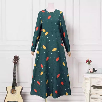 Bohemian Casual Long Sleeve Dress