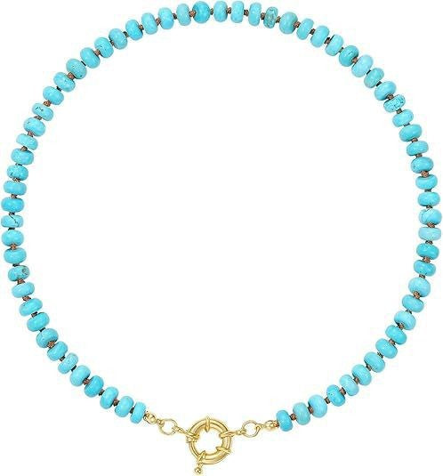 Bohemian Colorful Natural Stone Beaded Necklace
