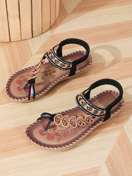 Bohemian ethnic sandals