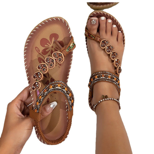 Bohemian ethnic sandals