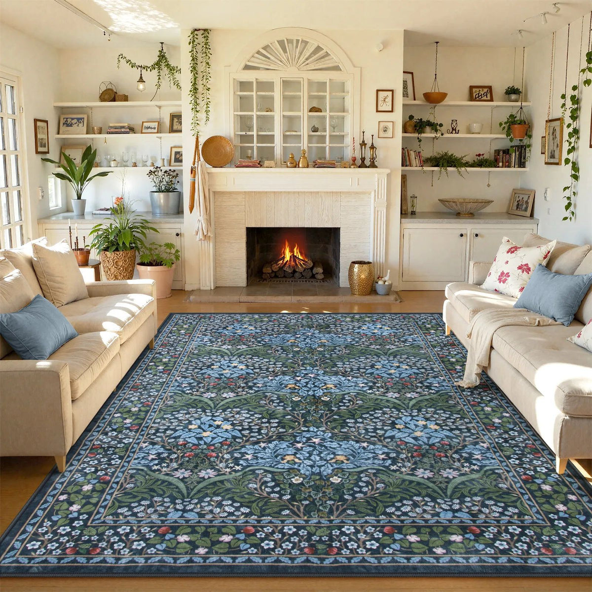 Bohemian Geometric Carpet