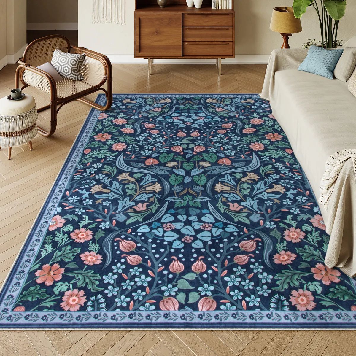 Bohemian Geometric Carpet