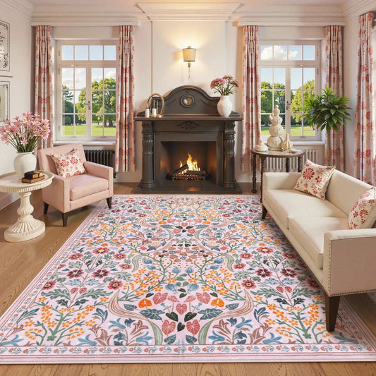Bohemian Geometric Carpet