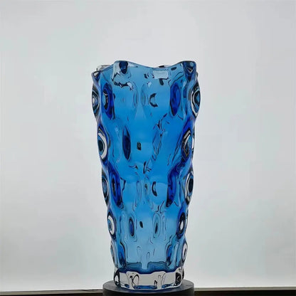 Bohemian glass vase