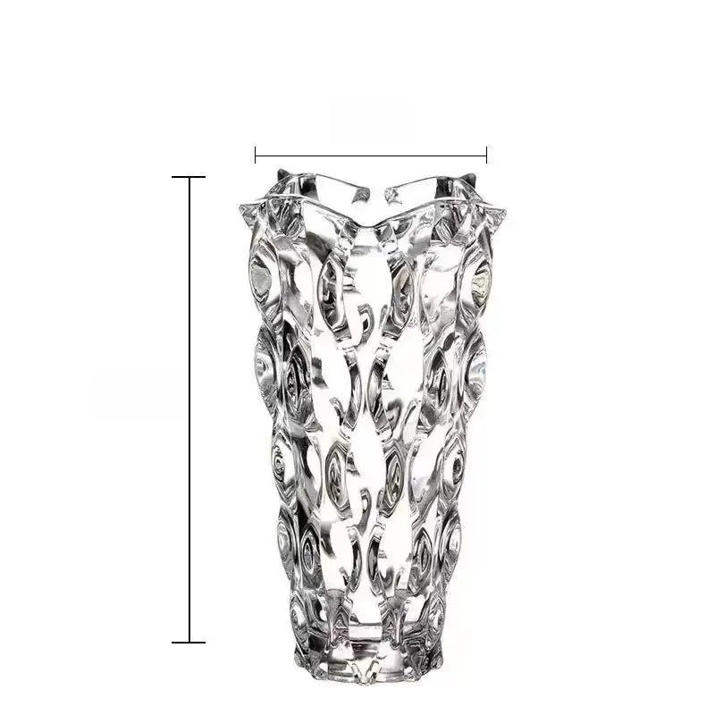 Bohemian glass vase