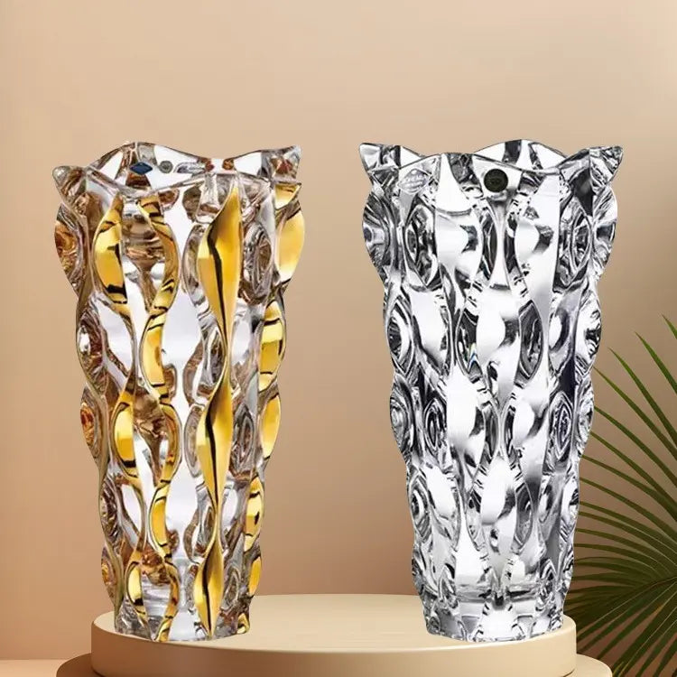 Bohemian glass vase