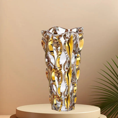 Bohemian glass vase
