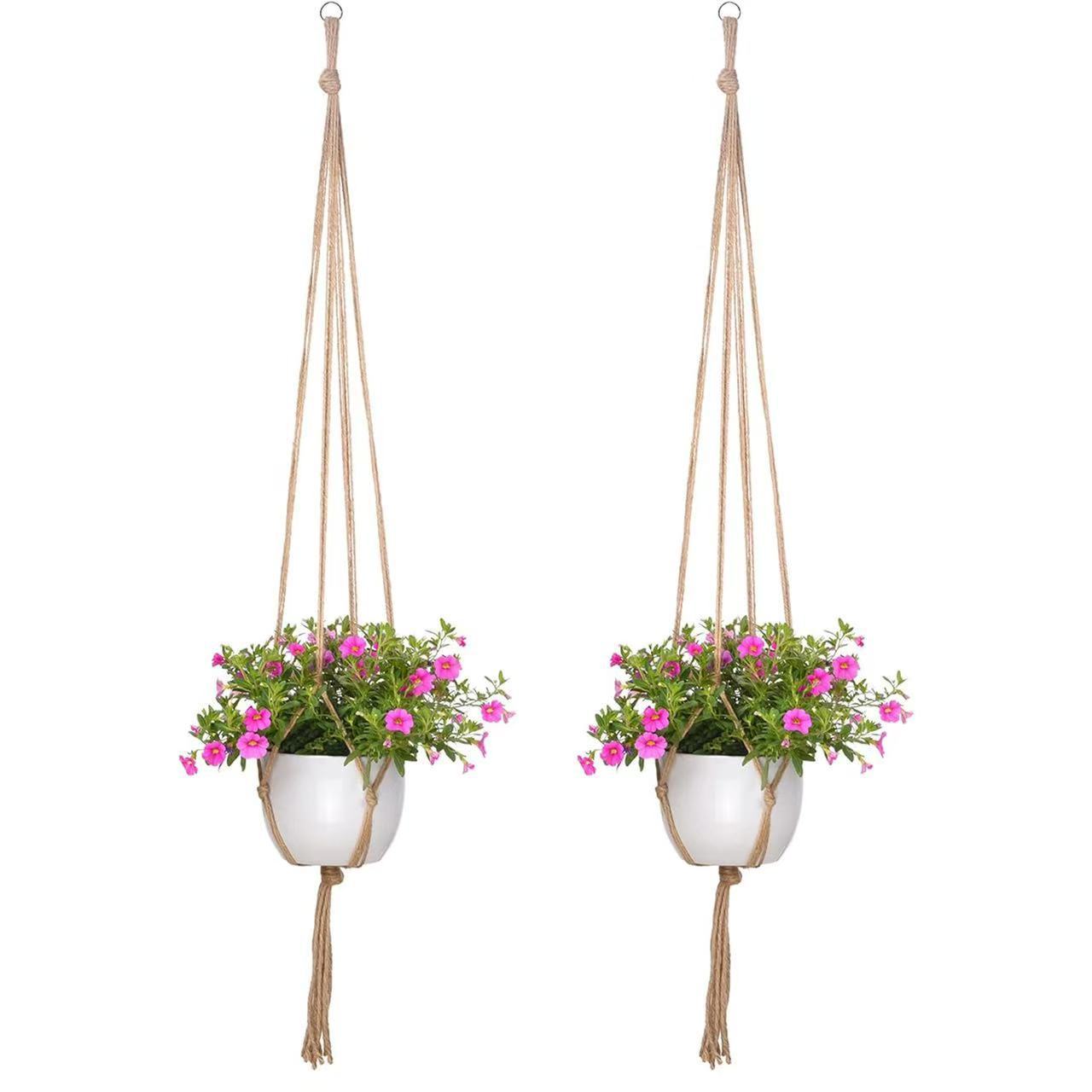 Bohemian Handwoven Cotton Plant Hanging Rope