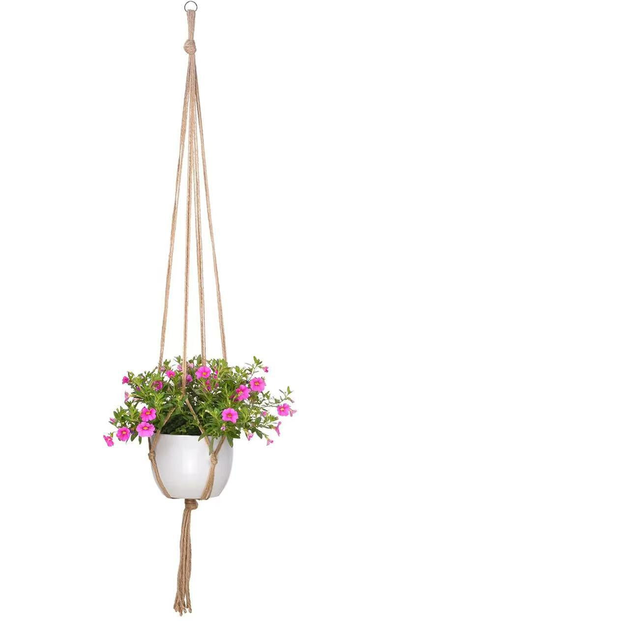 Bohemian Handwoven Cotton Plant Hanging Rope