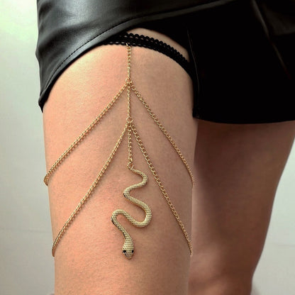 Bohemian Layered Body Chain Adjustable Leg Jewelry