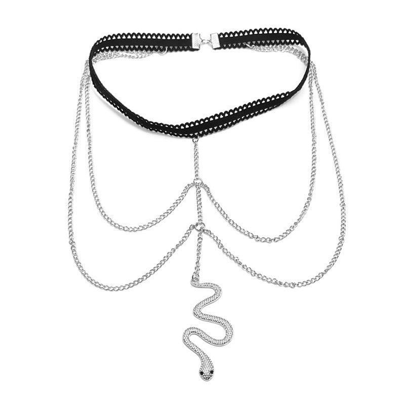 Bohemian Layered Body Chain Adjustable Leg Jewelry