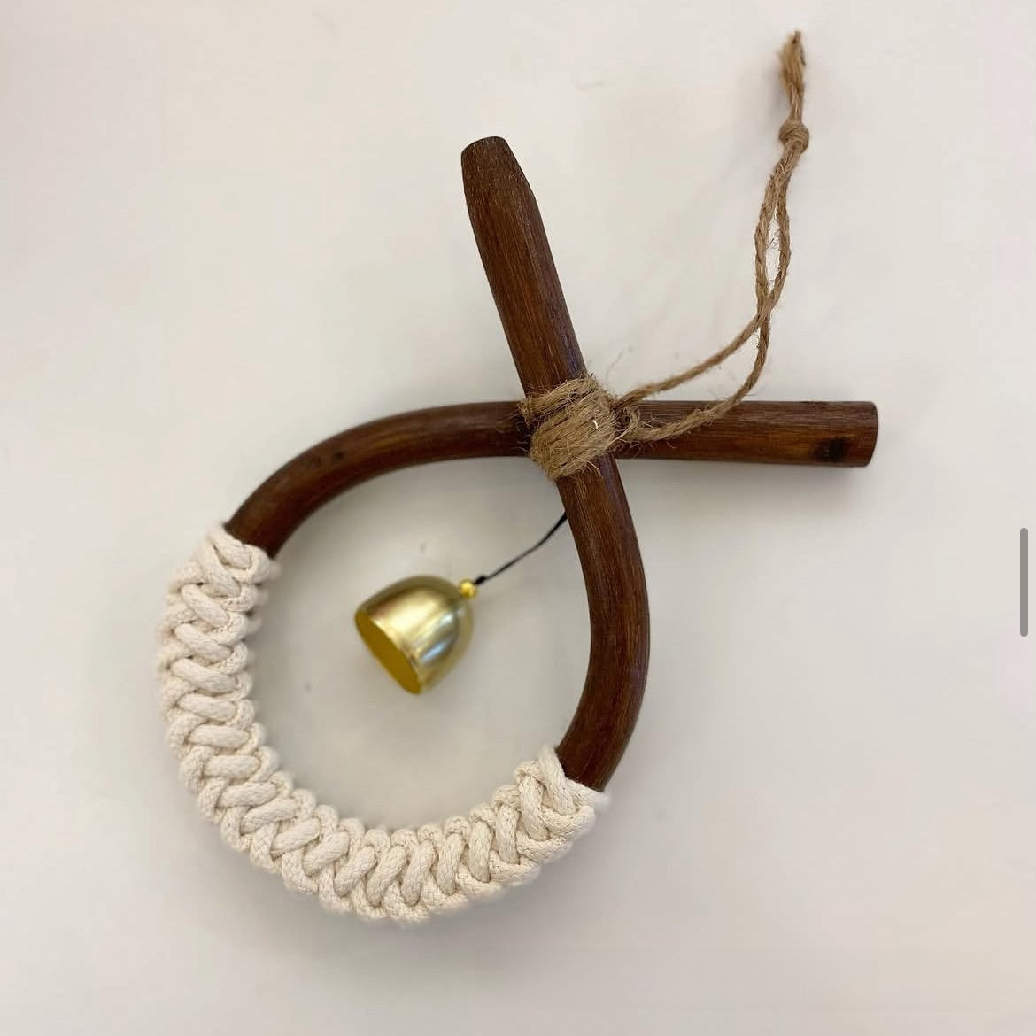 Bohemian Rattan Shell Wind Chime DIY Hanging Decoration
