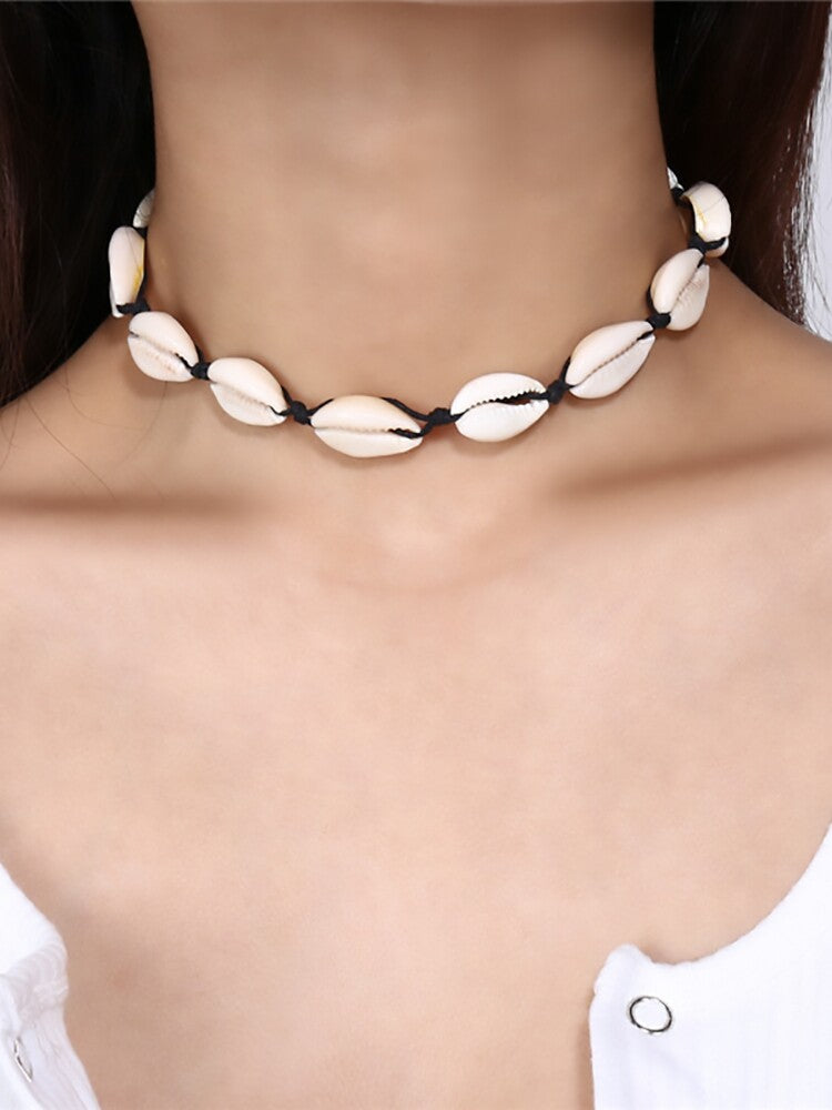 Bohemian Shell Clavicle Necklace