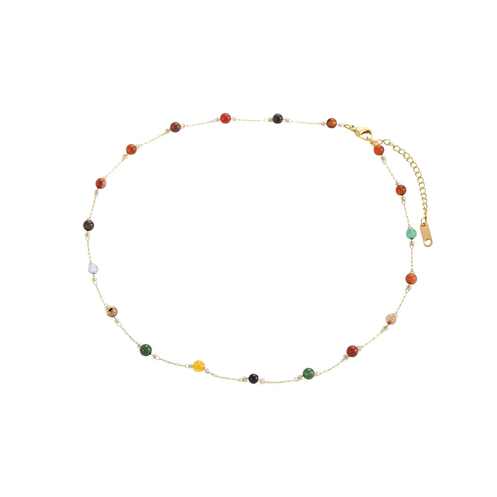 Bohemian-style beaded necklace
