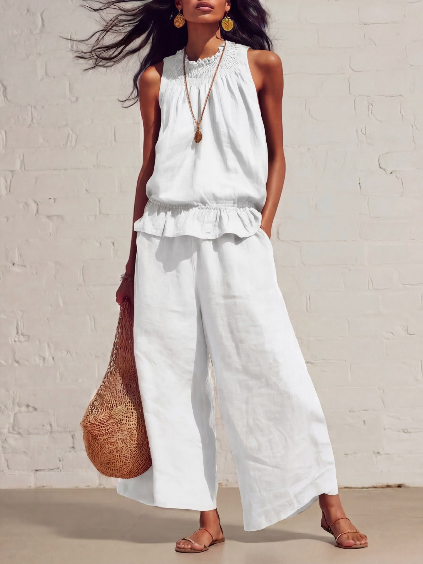 Bohemian Style Womens Two-Piece Set