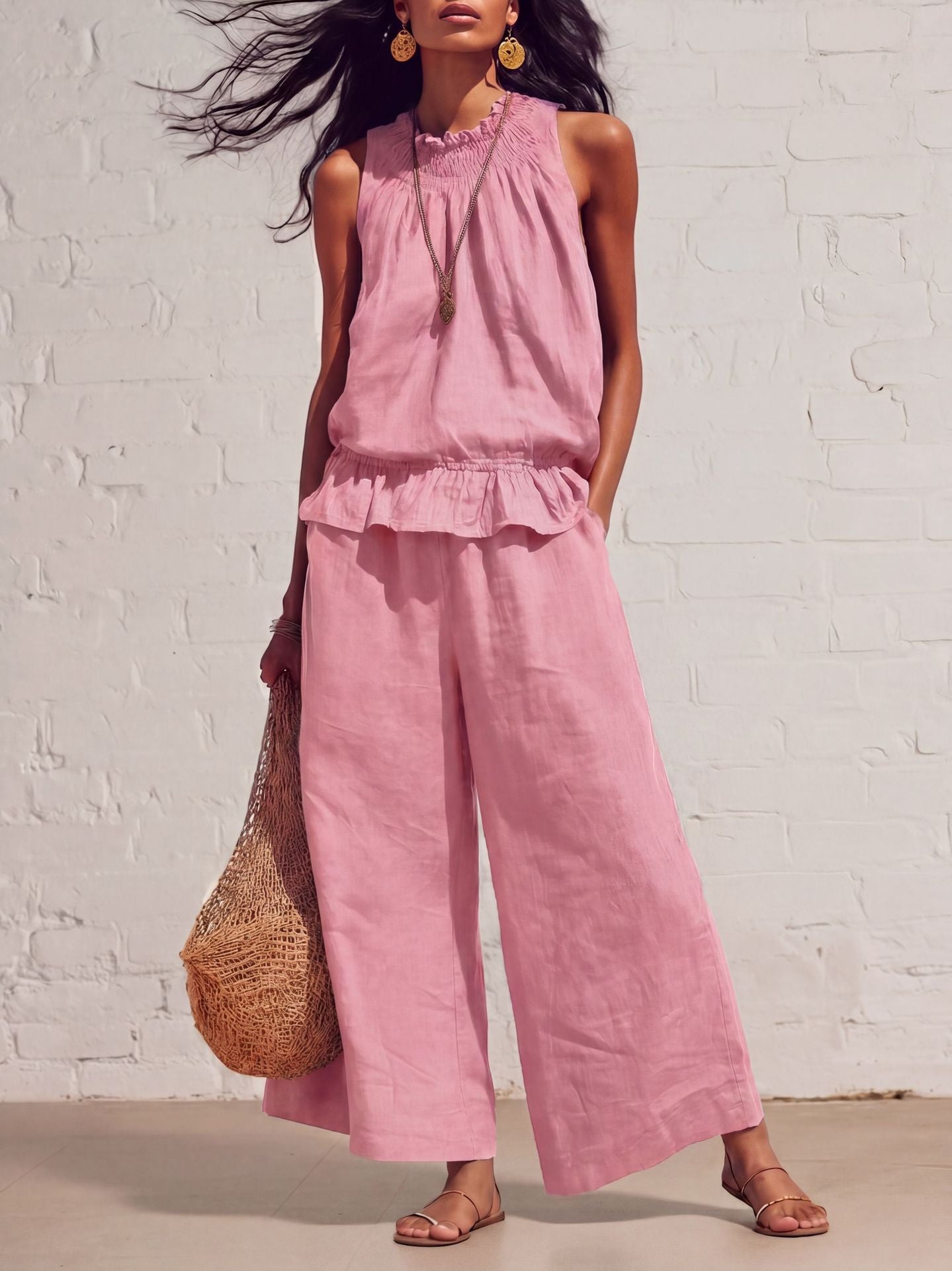 Bohemian Style Womens Two-Piece Set
