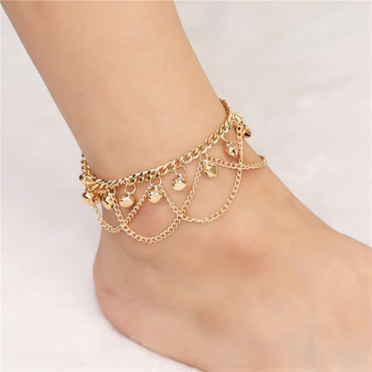 Bohemian Tassel Bell Anklet
