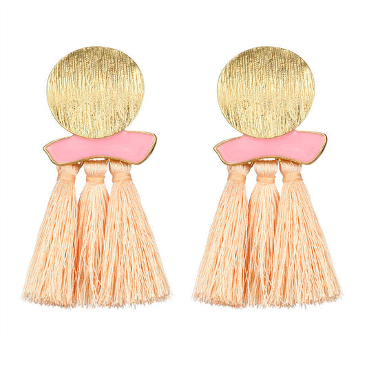 Bohemian Tassel Drop Earrings