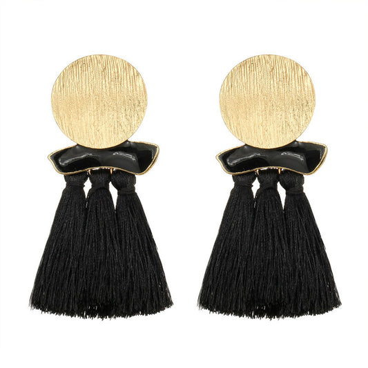 Bohemian Tassel Drop Earrings