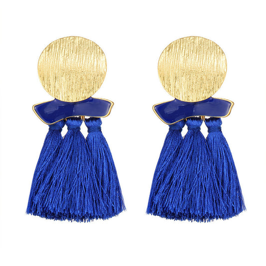 Bohemian Tassel Drop Earrings
