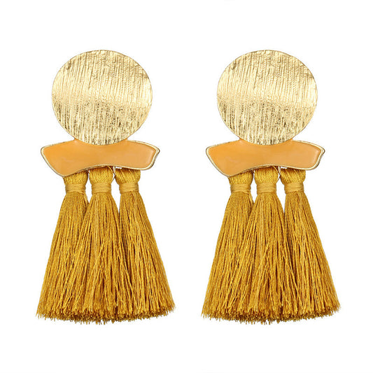 Bohemian Tassel Drop Earrings