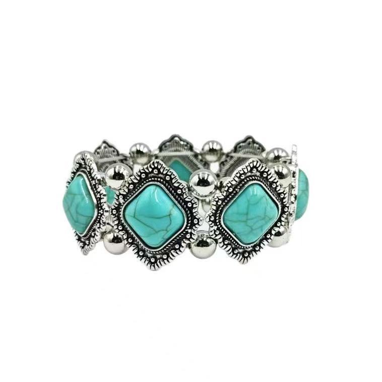 Bohemian Turquoise Elastic Bracelet