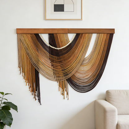 Bohemian Wall Hanging with Tassels